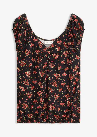 T-shirt z mieszanki wiskozy