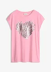 roze met print
