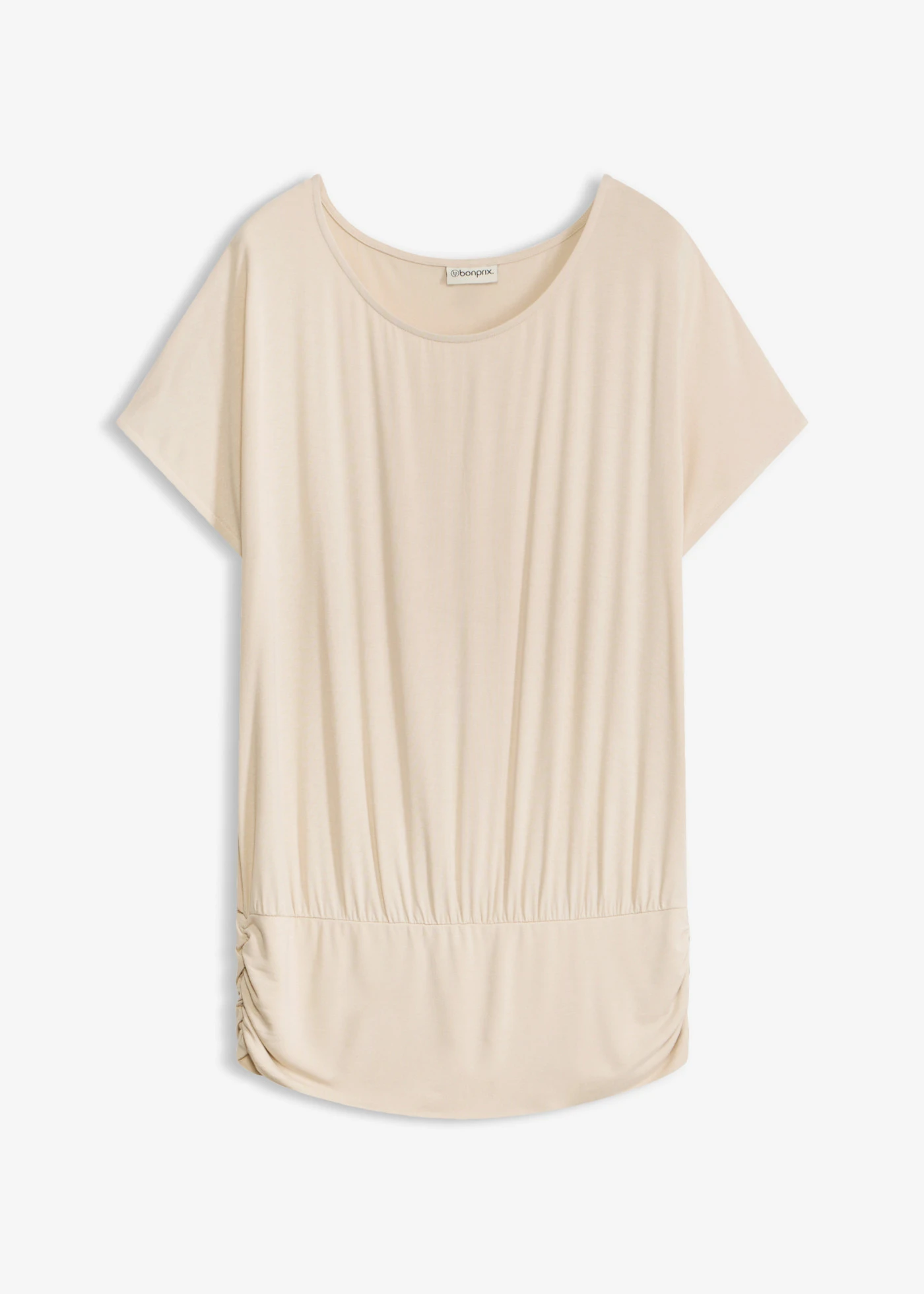 T-shirt doux en viscose extensible • sable clair • Boutique bonprix