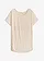 Shirt in een zachte viscosemix, Kleur: lichtsand
