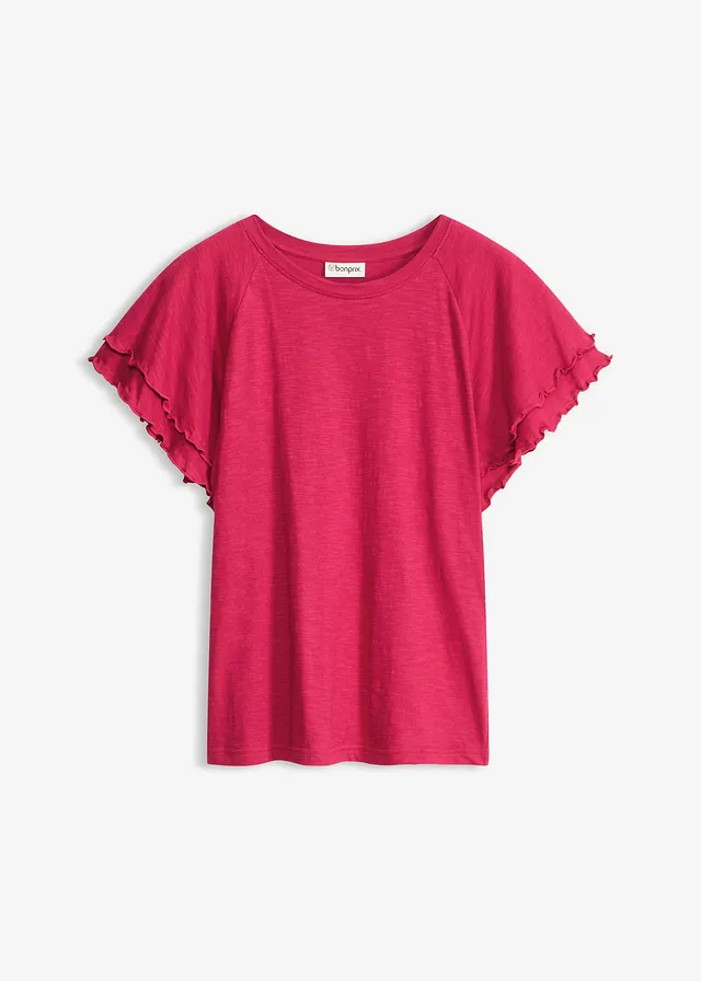 T-shirt à manches fantaisie