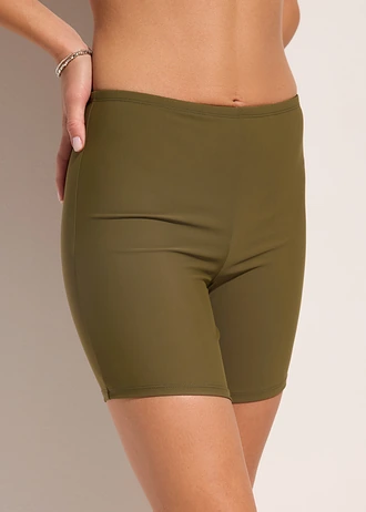 Alakformáló bikini alsó enyhe formáló hatással • sötét olívazöld • bonprix áruház