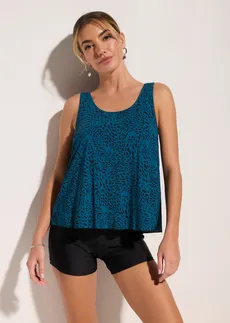 Maillot 1 pièce shorty • pétrole pois noir • Boutique bonprix