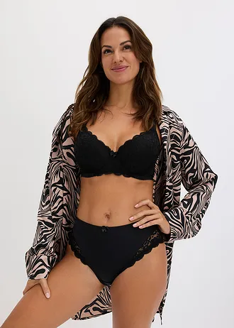 Soutien-gorge à coques et bretelles rembourrées • noir • Boutique bonprix