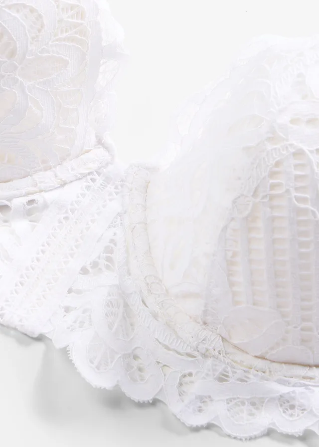 Soutien-gorge à coques en dentelle • blanc • product-page.page-title-suffix