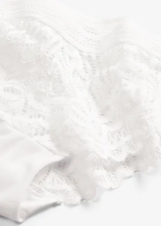 Culotte en dentelle raffinée • blanc • Boutique bonprix