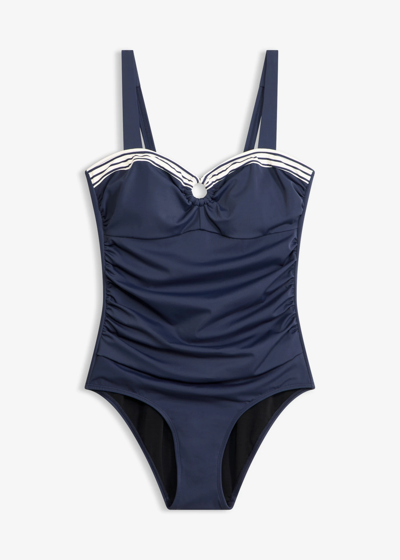 Licht corrigerend badpak • donkerblauw/wit • bonprix online shop