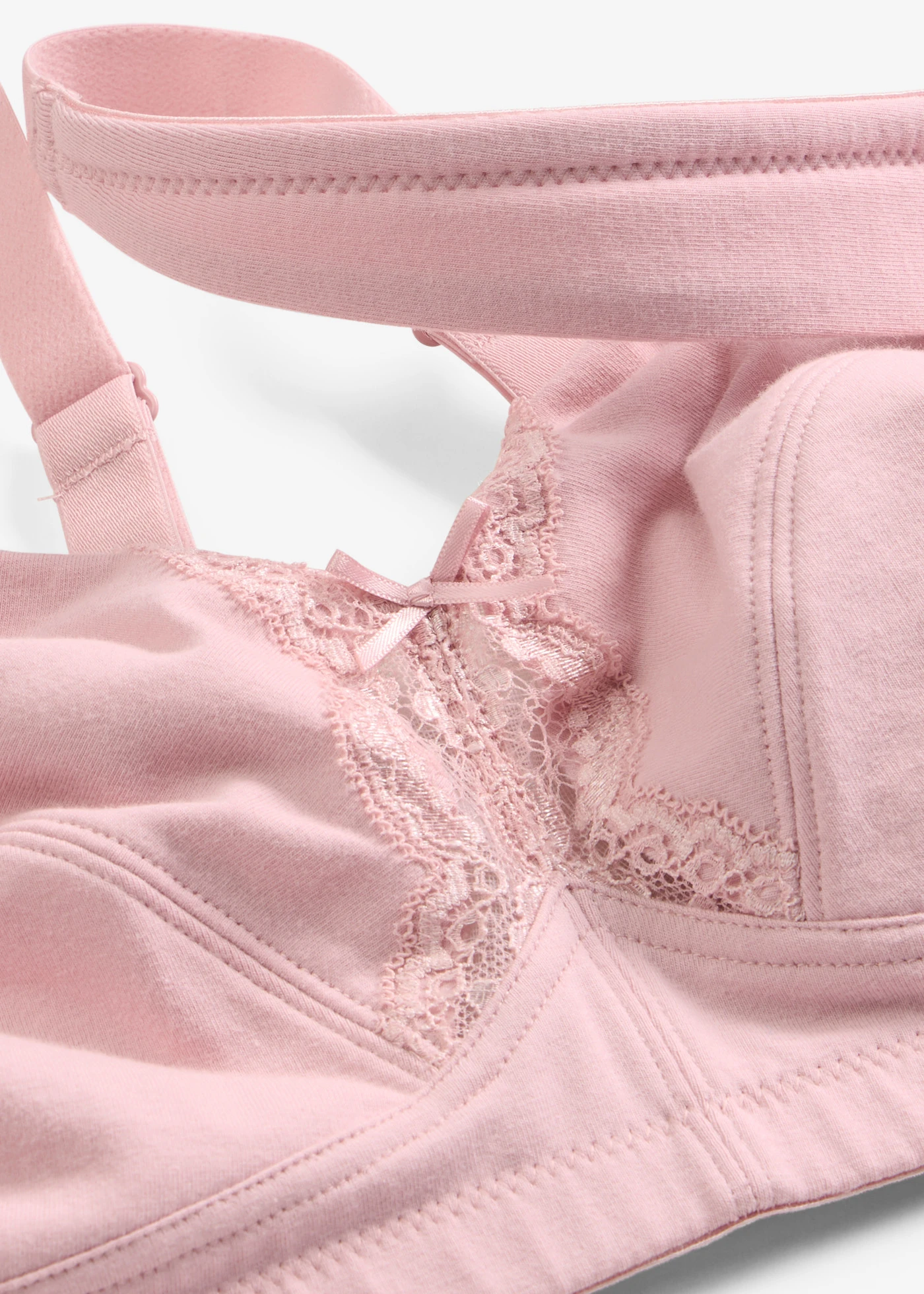 Sutien fără armătură cu bumbac organic (set/2 buc.) • 2 x roz cenuşiu • magazin bonprix