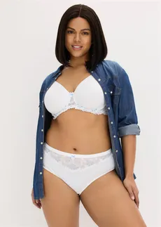 Maxislip, Kleur: wit-lichtblauw