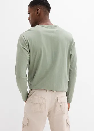 Bermude cargo lungi din bumbac 100%, regular fit • gri-piatră • magazin bonprix