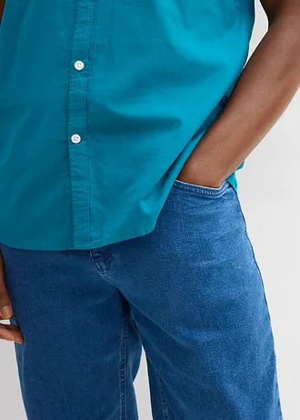 Chemise manches courtes 100% coton • bleu océan • Boutique bonprix