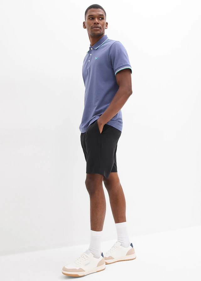Polo en maille piquée 100% coton • indigo • product-page.page-title-suffix