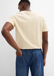 Lot de 2 jeans à taille élastiquée • bleu denim + bleu clair denim • Boutique bonprix