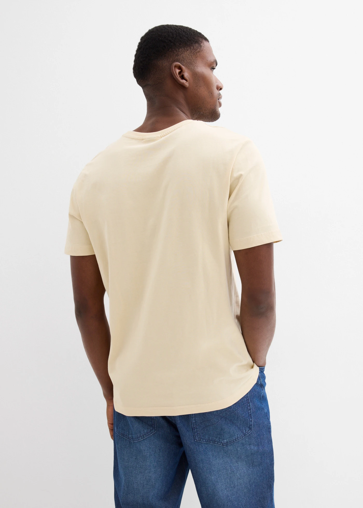 T-shirt 100% coton • beige • Boutique bonprix