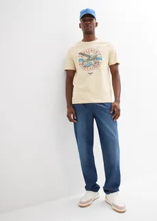 T-shirt 100% coton • beige • Boutique bonprix