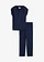 T-shirt et pantalon (ens. 2 pces) en viscose extensible, Couleur: bleu foncé