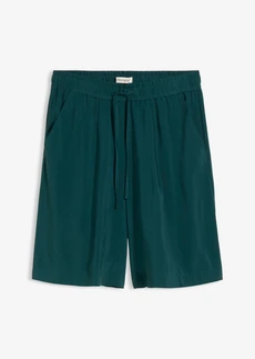 Pantaloni confortabili din material cu viscoză, culoare: verde profund