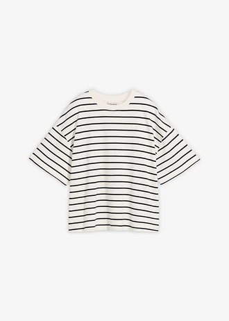 T-shirt met strepen van biologisch katoen