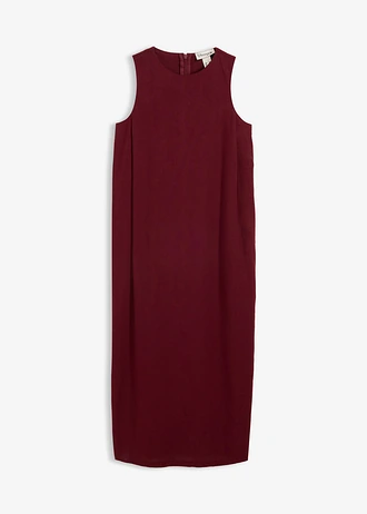 Robe midi avec poches latérales • rouge érable • Boutique bonprix