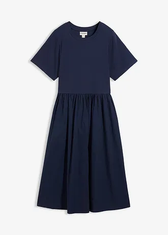 Rochie midi din bumbac 100%