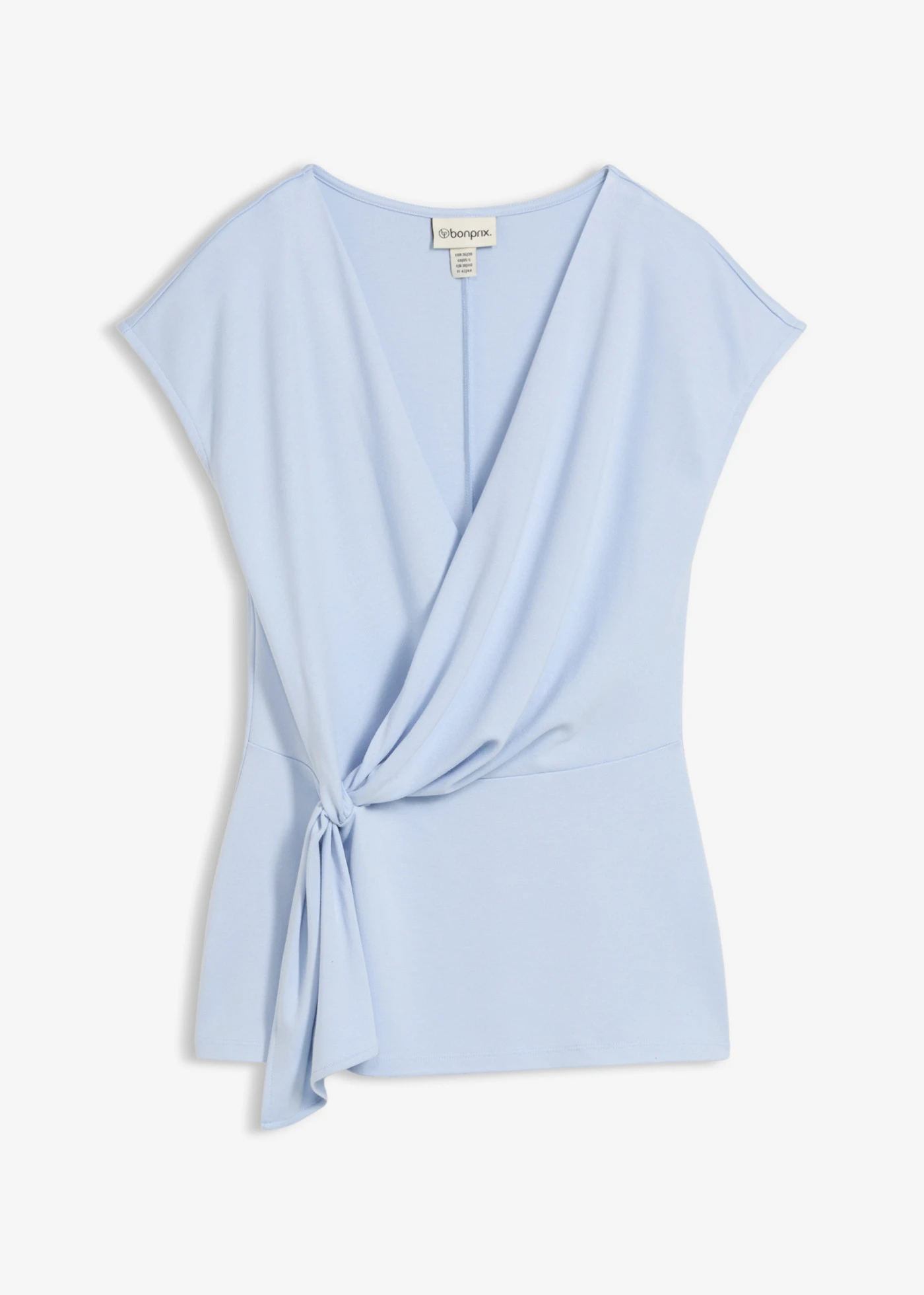 Top en Punto di Roma • bleu poudré • Boutique bonprix