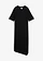 Robe à base asymétrique en jersey avec modal, Couleur: noir