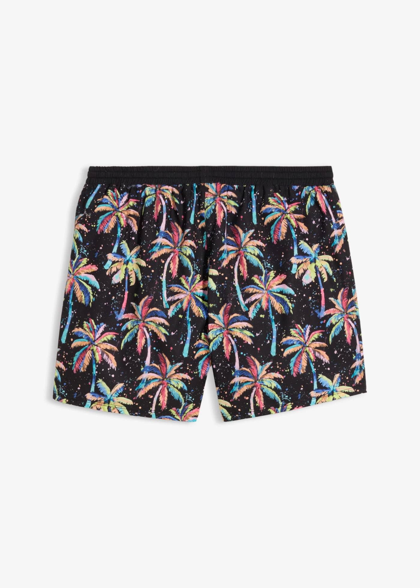 Zwemshort kort • zwart-multicolor gedessineerd • bonprix online shop