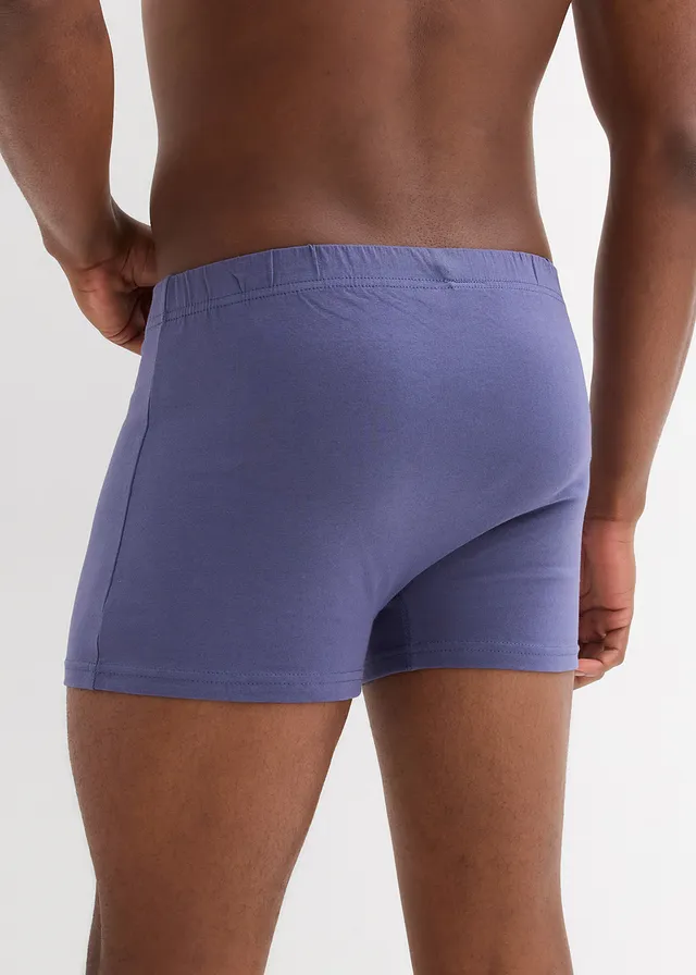 Strakke boxer met katoen (set van 5) • zwart+indigo+kleigroen • product-page.page-title-suffix