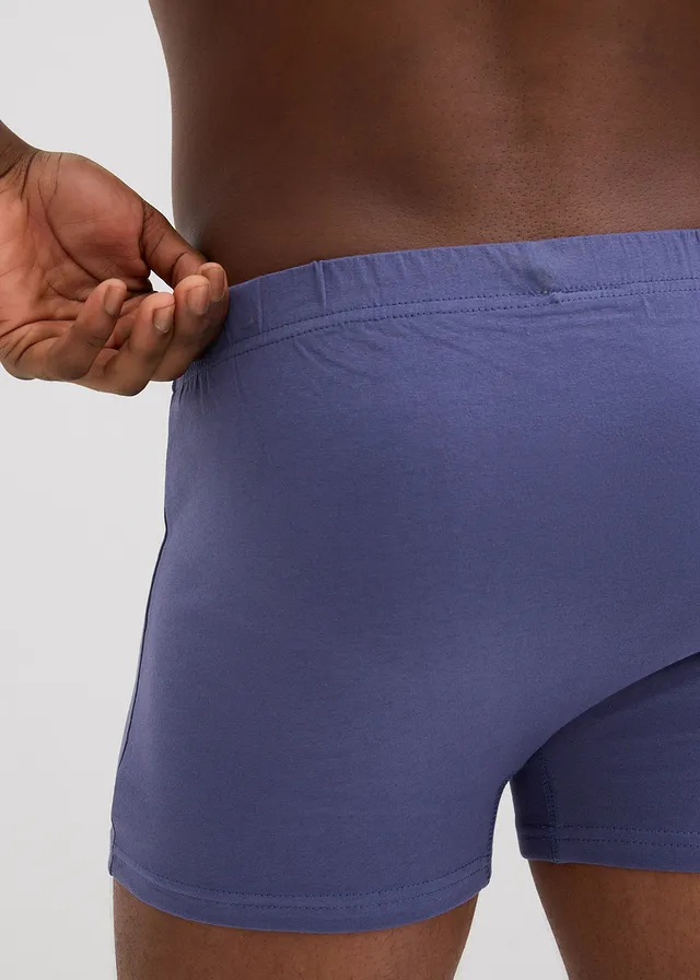 Strakke boxer met katoen (set van 5) • zwart+indigo+kleigroen • product-page.page-title-suffix