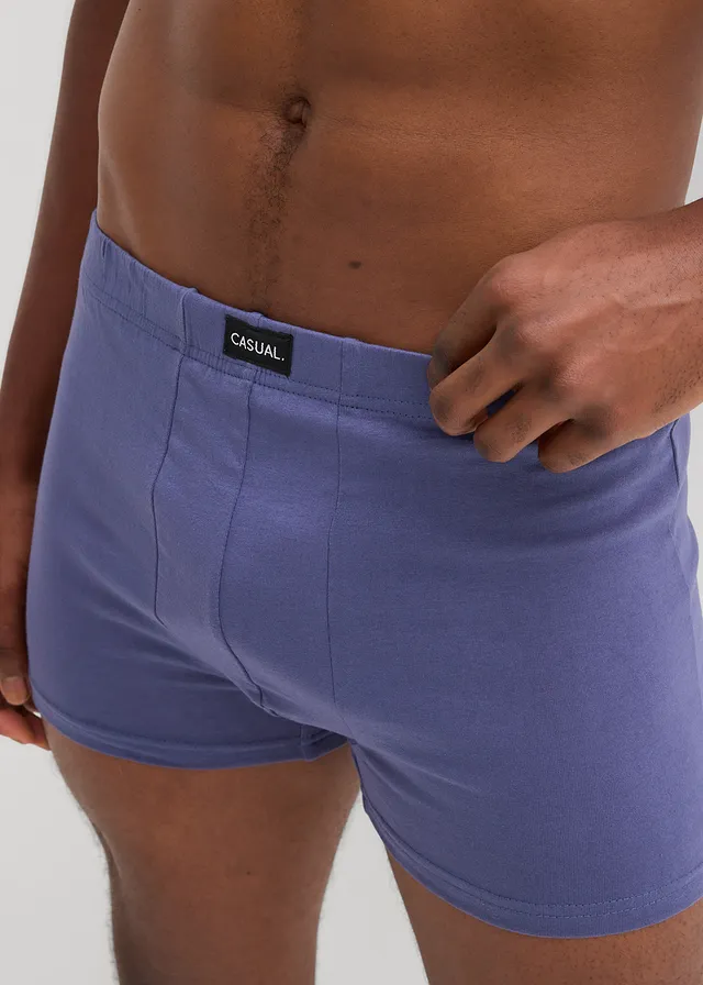 Strakke boxer met katoen (set van 5) • zwart+indigo+kleigroen • product-page.page-title-suffix