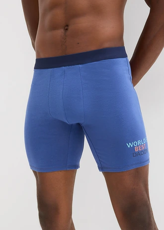 Strakke boxer (set van 2) • donkerblauw+lichtindigo • bonprix online shop