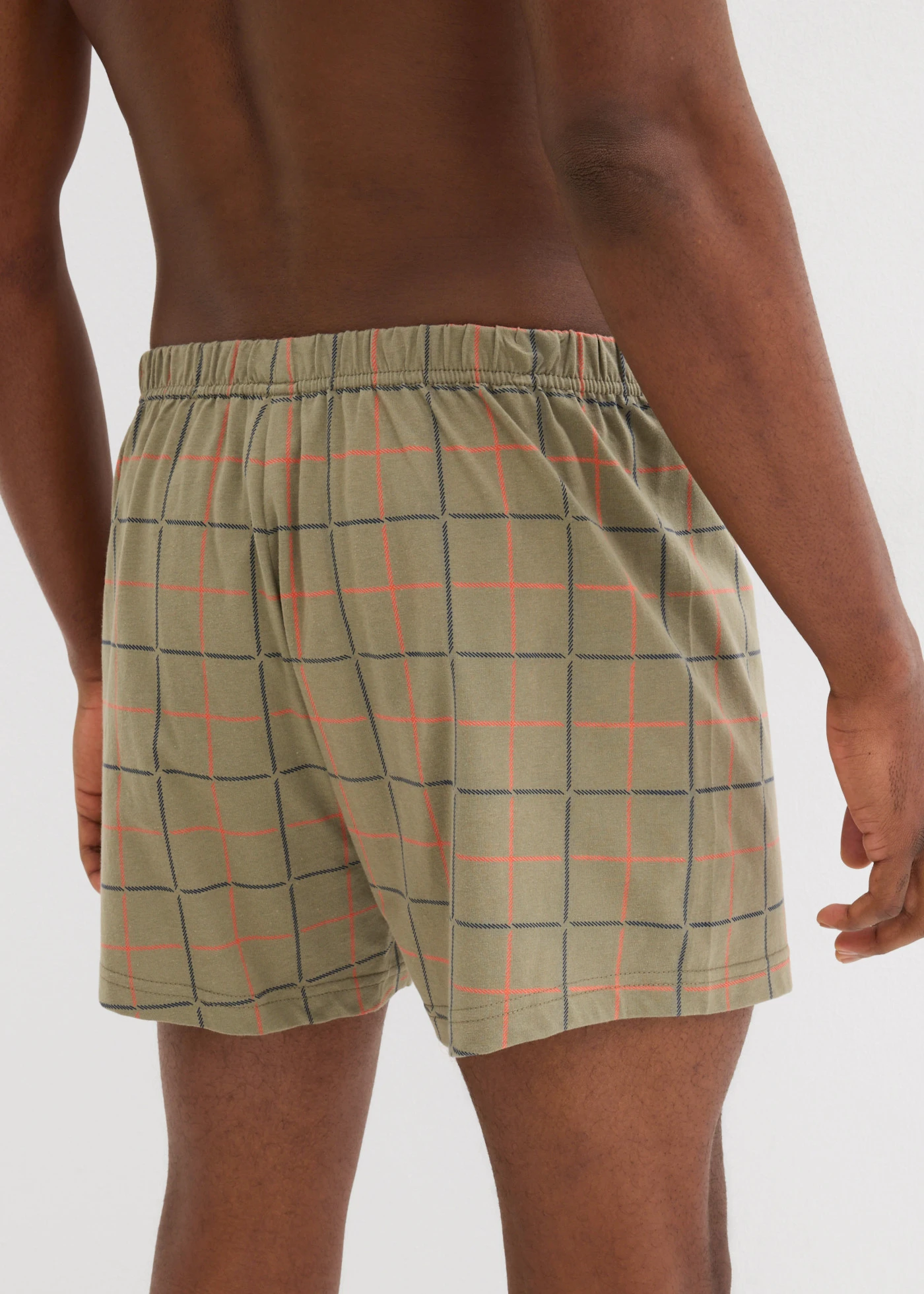 Wijde boxershort (set van 3) • donkerblauw+olijfgroen • bonprix online shop