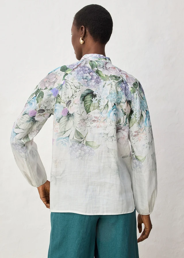 Tuniek, Kleur: lila poudre gebloemd