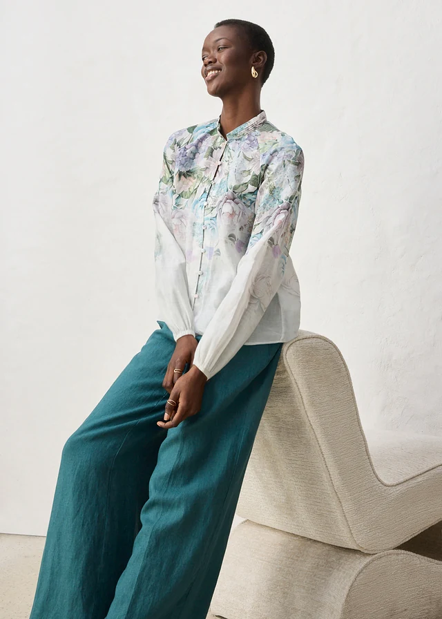 Tunique-blouse • mauve poudré floral • product-page.page-title-suffix