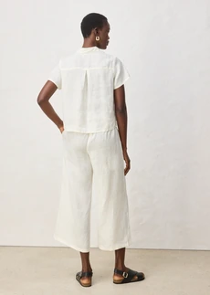 Jupe-culotte 100% lin • ecru • Boutique bonprix