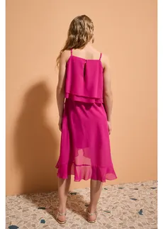 Šifónové šaty • fuchsiově pink • bonprix obchod