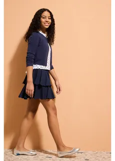 Jupe-short en jersey de coton • bleu foncé • Boutique bonprix