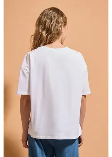 Oversize-tričko Mickey Mouse z čistej bavlny • biela potlačená • obchod bonprix