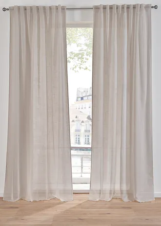 Voilage texturé (1 pce), aussi en extra long