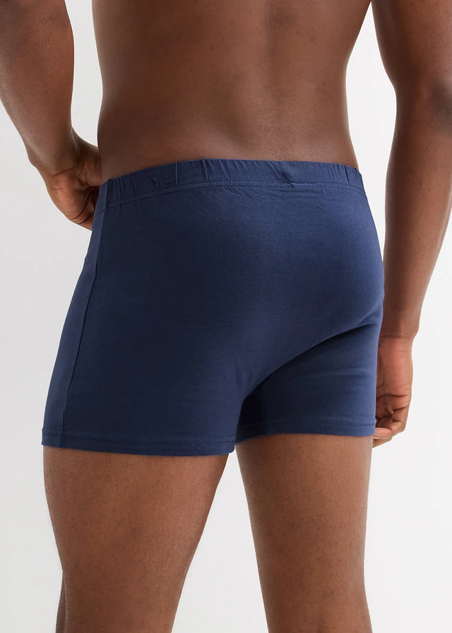 Wijde jersey boxershort van katoen (set van 3) • poederblauw/donkerblauw geruit • product-page.page-title-suffix