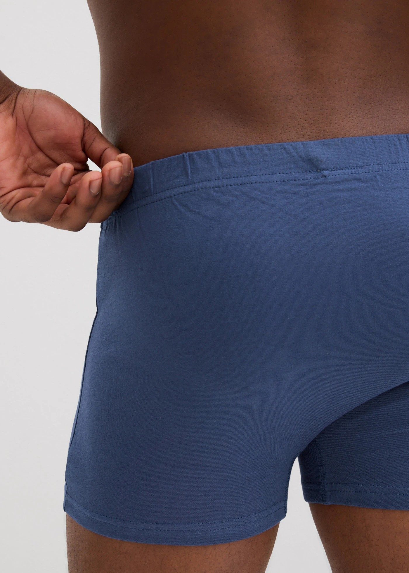 Strakke boxer (set van 3) • diepblauw+lichtgrijs gemêleerd+zilverkleur • product-page.page-title-suffix