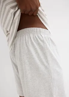 Shortama • lichtgrijs gemêleerd/wit gestreept • bonprix online shop