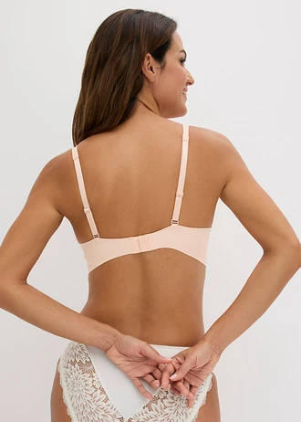 Soutien-gorge Feel Comfort rembourré, sans armatures, découpes laser, Couleur: rose pêche