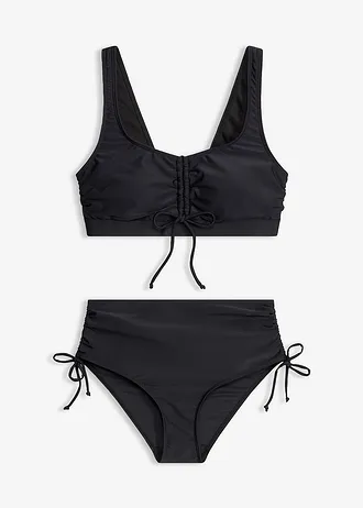 Bikiny s podprsenkovým topem s vázačkami (2dílná souprava)