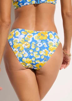 Bikinové kalhotky • modrá s květy • bonprix obchod