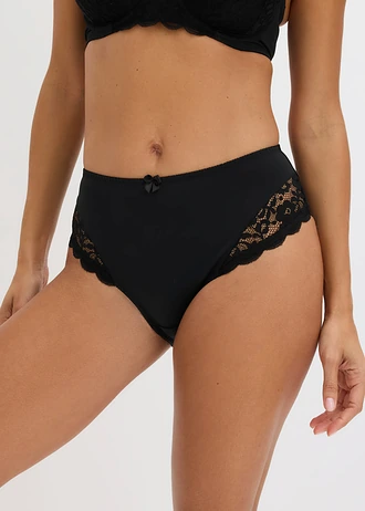 Chilot maxi (set/2 buc.) • negru • magazin bonprix