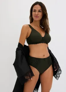 Soutien-gorge moulé à bretelles rembourrées • olive foncé • Boutique bonprix