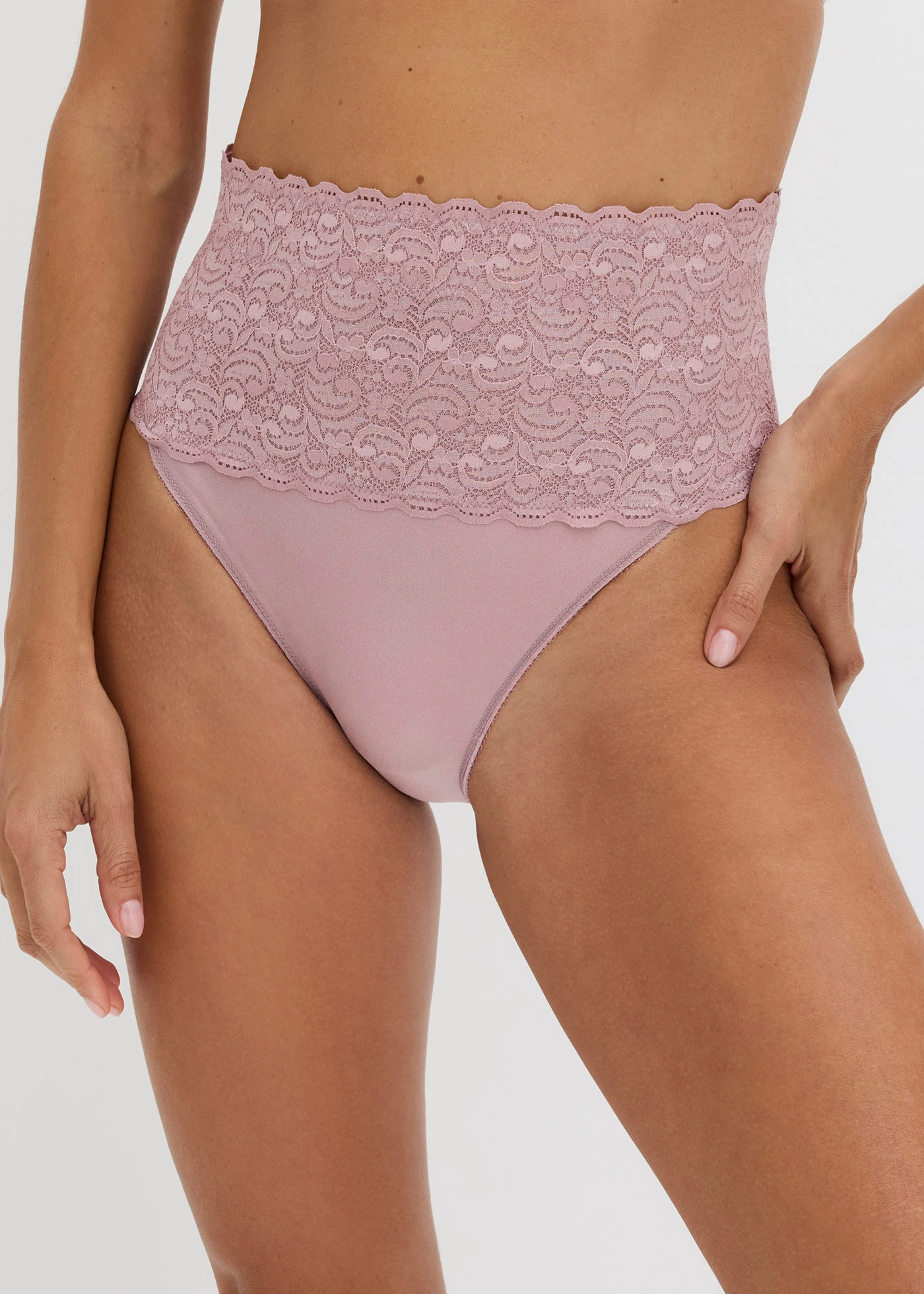 Chilot cu efect shape puternic (set/2 buc.) • 2 x roz-gri • magazin bonprix