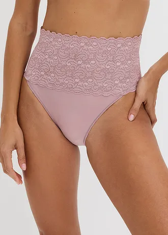 Chilot cu efect shape puternic (set/2 buc.) • 2 x roz-gri • magazin bonprix