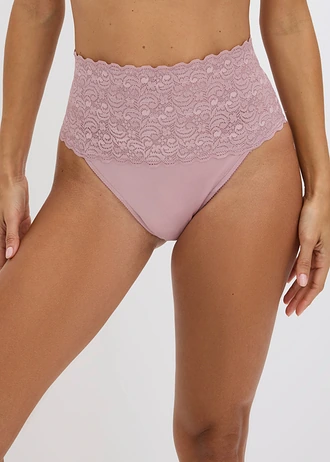 Alakformáló tanga közepes formáló hatással (2 db-os csomag) • rózsafa • bonprix áruház